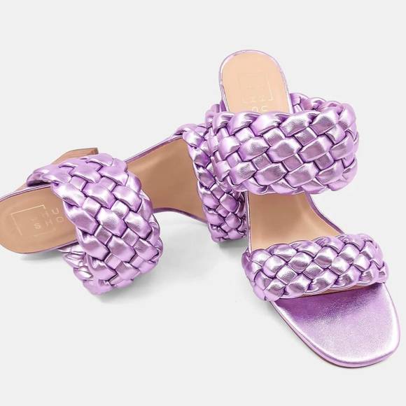 NEW SHU SHOP heaven heel in metallic purple - Picture 2 of 4